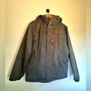 Men's Lg Merrell Opti-Warm Opti-Shell Heavy Full Zip Hooded Lined Jacket